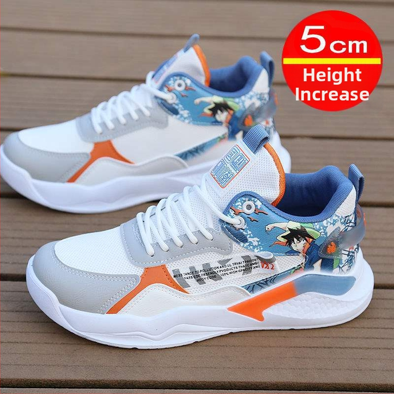 Loaferek mikroszálas bőrből készült felsőrésszel, mintázat rajzfilmfigurák és csíkok, fűzős zárású, gumitalp