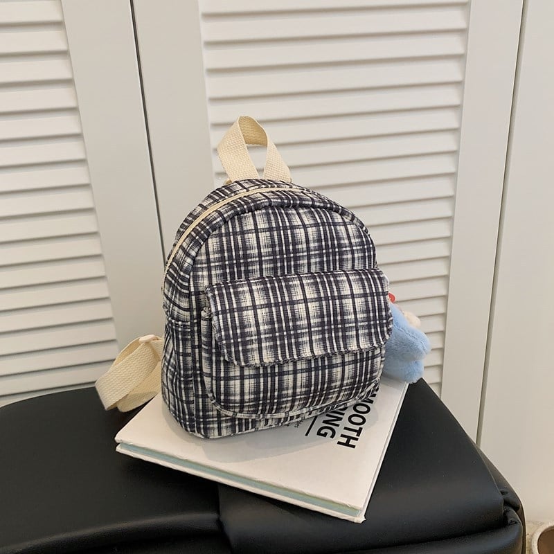 Canvas táska, uniszex, utcai divat stílus, csíkos minta, nylon bélés, kapacitás 20 L alatt, többfunkciós váll- és hátizsák