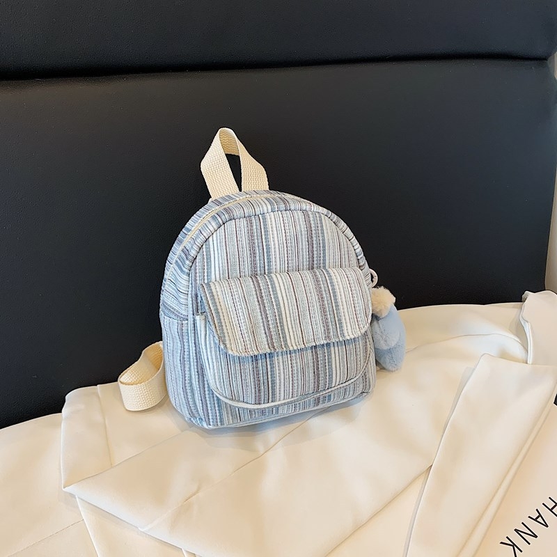 Canvas táska, uniszex, utcai divat stílus, csíkos minta, nylon bélés, kapacitás 20 L alatt, többfunkciós váll- és hátizsák