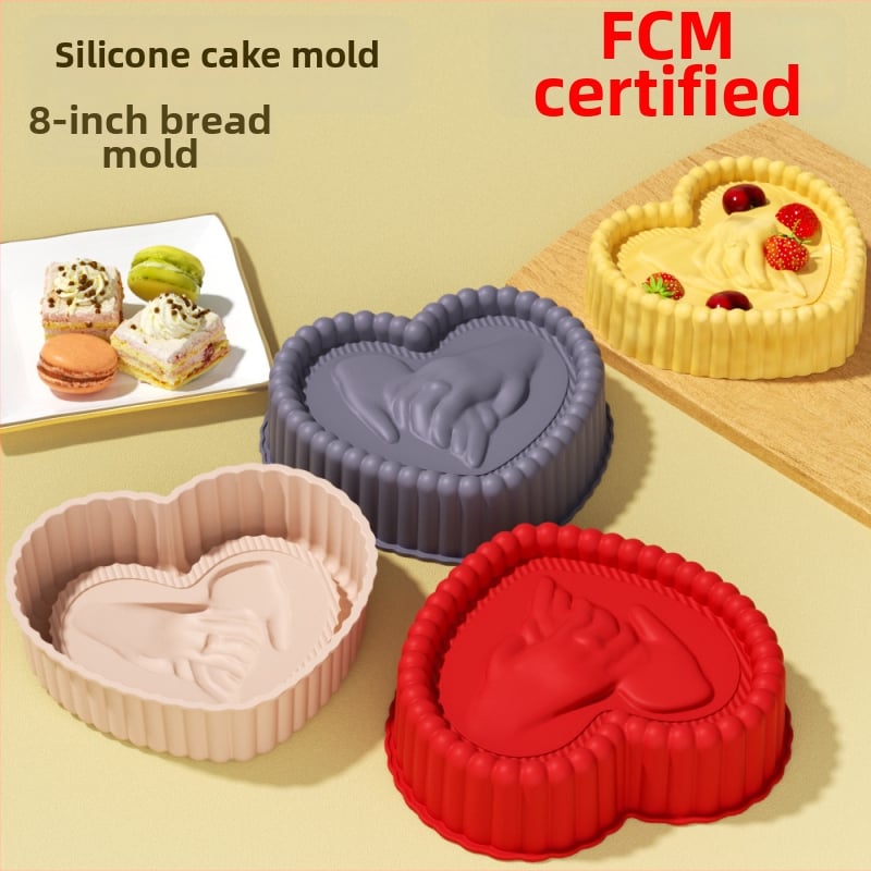 Srcolik silikon kalup za tortu (Kategorija: Kalupi za pećenje/Kalupi za torte; Upotreba: pečenje kruha, izrada torti, deserte, čokolada, šećerne ukrase; Materijal: silikon; Datum lansiranja na tržište: 2024.10)