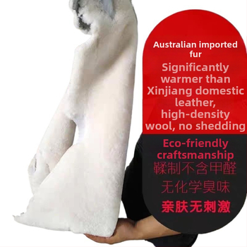 Коленни подложки от вълна с каишка и пухено покритие, за възрастни, тристранно покритие, по-широки и по-дебели панели