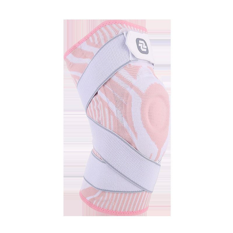 Αθλητικό προστατευτικό γονάτου για σπορ – ιμάντας για μπάσκετ με πιεζόμενη σιλικόνη και αντιολισθητική επιφάνεια (Κύριο υλικό: Νάιλον; Προστατευόμενα μέρη: Γόνατο; Κατηγορία: Προστατευτικό γονάτου; Εφαρμογές: Καθολικές)