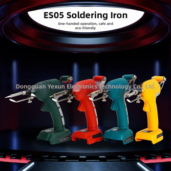ES05 φορητό ηλεκτρικό κολλητήρι με αυτόματη τροφοδοσία κασσιτέρου, 20V, πλαστική λαβή, συγκόλληση