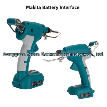 ES05 φορητό ηλεκτρικό κολλητήρι με αυτόματη τροφοδοσία κασσιτέρου, 20V, πλαστική λαβή, συγκόλληση