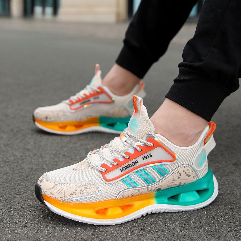 Γυναικεία παπούτσια τρεξίματος — διαπνέοντα, ελαφρά, χαμηλό επάνω με τεχνητό βελούδινο επάνω μέρος, TPU σόλα, κορδόνια