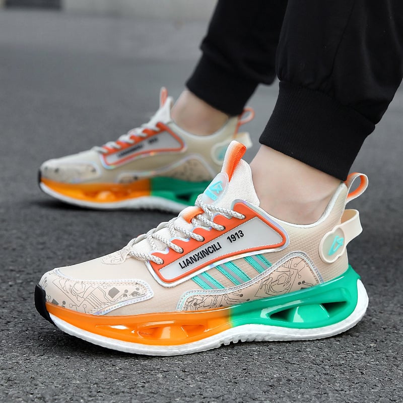 Γυναικεία παπούτσια τρεξίματος — διαπνέοντα, ελαφρά, χαμηλό επάνω με τεχνητό βελούδινο επάνω μέρος, TPU σόλα, κορδόνια