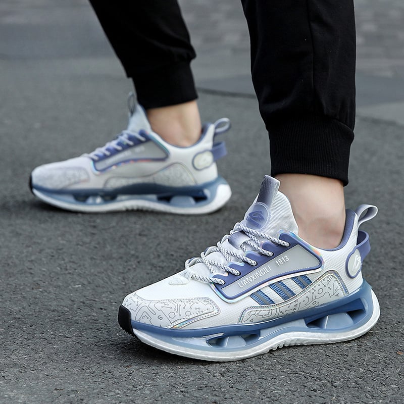 Γυναικεία παπούτσια τρεξίματος — διαπνέοντα, ελαφρά, χαμηλό επάνω με τεχνητό βελούδινο επάνω μέρος, TPU σόλα, κορδόνια