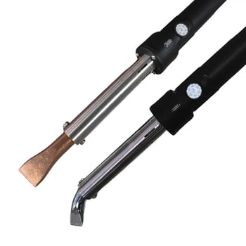 Ipari 300W-os forrasztópáka, regulálható hőmérséklet, 220V, görbült és egyenes heggyel