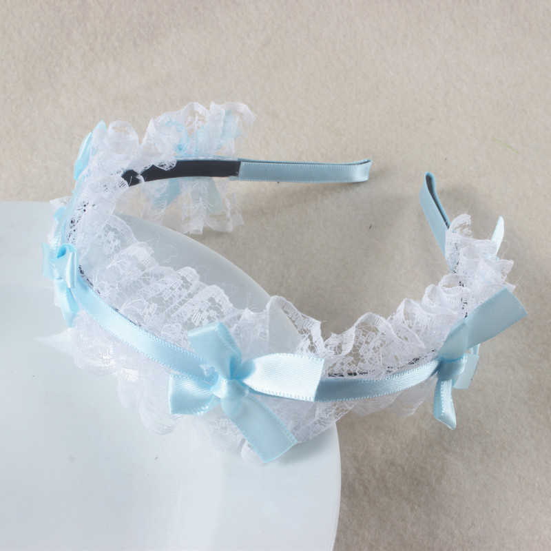 Лента за коса със панделка от плат, каре модел, персонализация по поръчка