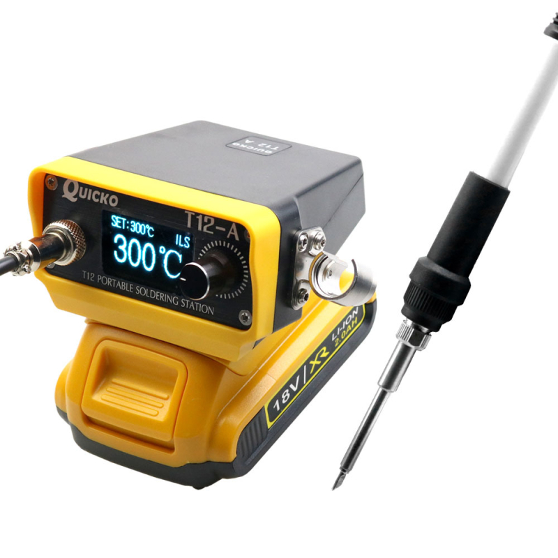 Τ12 Ασύρματη Φορητή Σταθμός Συγκόλλησης Με Μπαταρία Λιθίου Και Ψηφιακή Οθόνη, Είσοδος 12-24V
