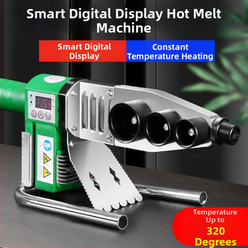 PPR ūdensvadu cauruļu karstās liešanas iekārta, elektroniska temperatūras kontrole, 0-63°C, pielāgota apstrāde