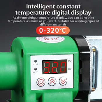 PPR ūdensvadu cauruļu karstās liešanas iekārta, elektroniska temperatūras kontrole, 0-63°C, pielāgota apstrāde