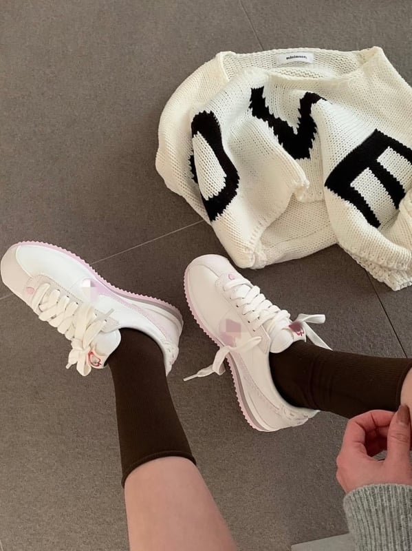 Παπούτσια Τρεξίματος με Δερμάτινο Άνω, Σόλα Καουτσούκ, Τεχνολογία Απορρόφησης Κραδασμών, Δέσιμο με Κορδόνια, Όλες οι Εποχές