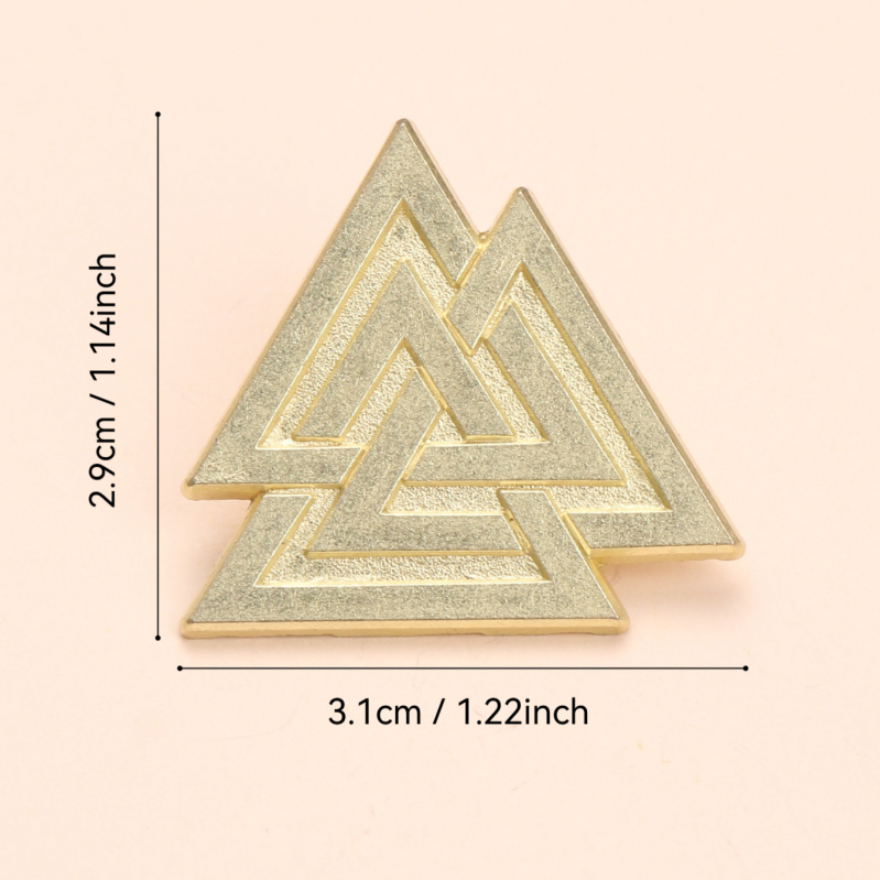 Kitűző - Ötvözet, Geometria, Eredeti tervezés; Forma: Más; Feldolgozási technológiája: Sütéses festés; Funkciók: Emlékeztet, Díszítés, Többszörös felhasználás