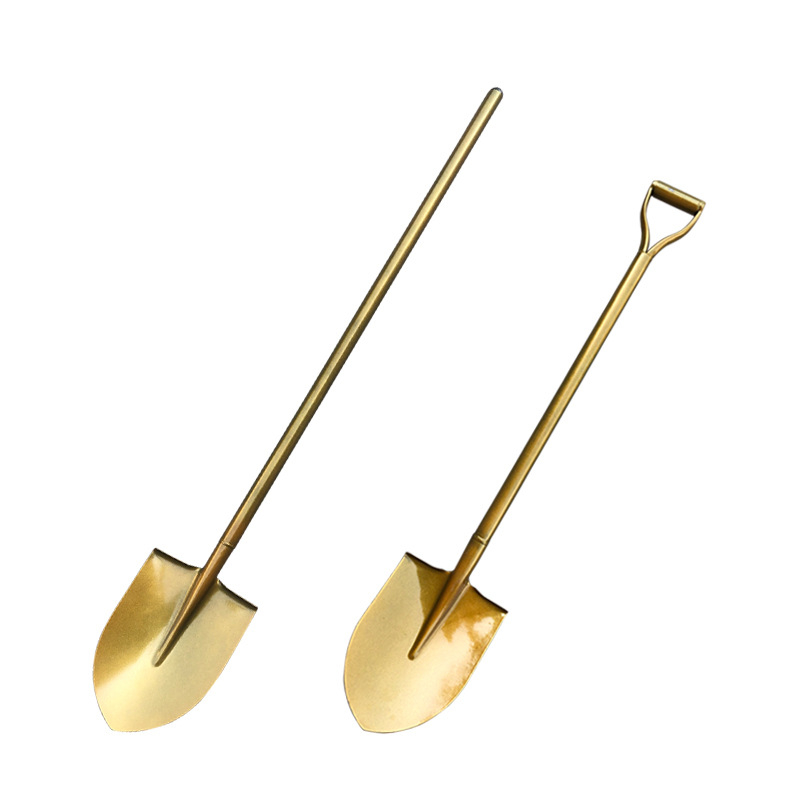 Лопата за церемония по полагане на основи | 50Mn манганова стомана | форма на върха: заострена | предназначение: откриване на основи