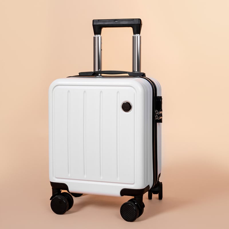 Kézipoggyász - uniszex, ABS anyag, cipzáras nyitás, univerzális kerekek, zár lakattal