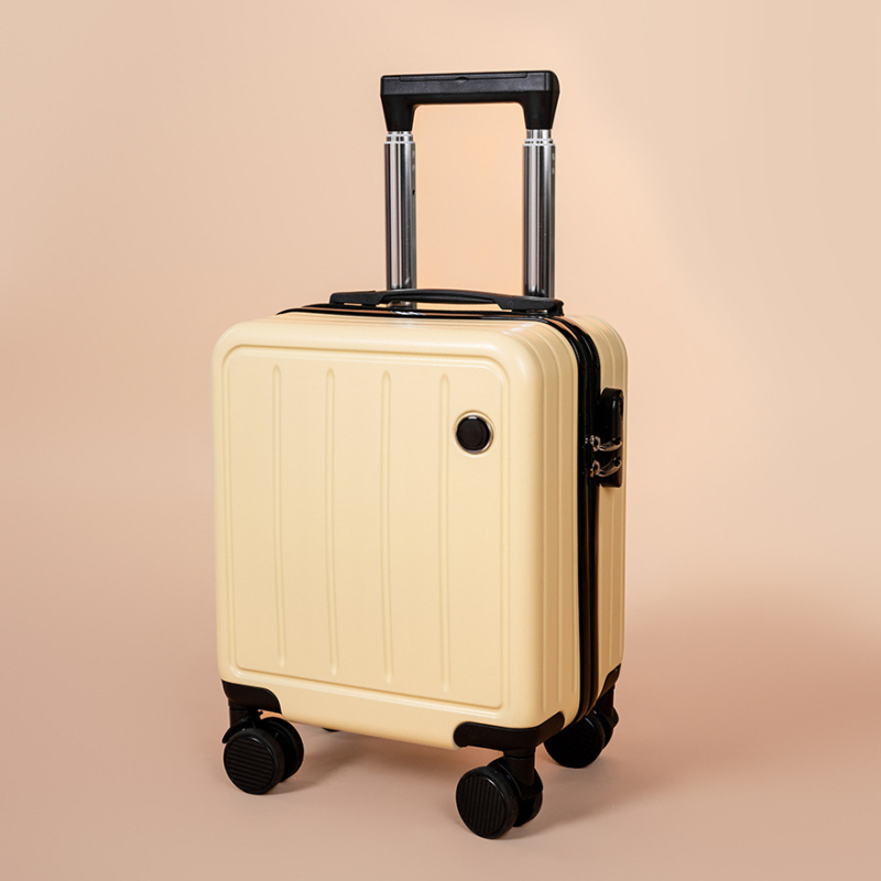 Kézipoggyász - uniszex, ABS anyag, cipzáras nyitás, univerzális kerekek, zár lakattal