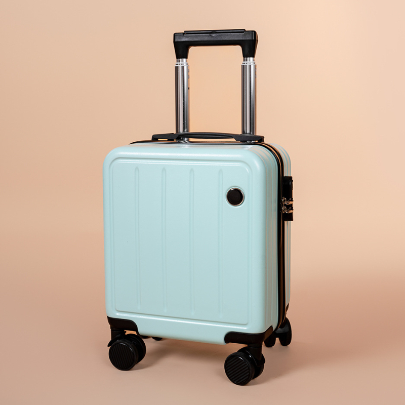 Kézipoggyász - uniszex, ABS anyag, cipzáras nyitás, univerzális kerekek, zár lakattal