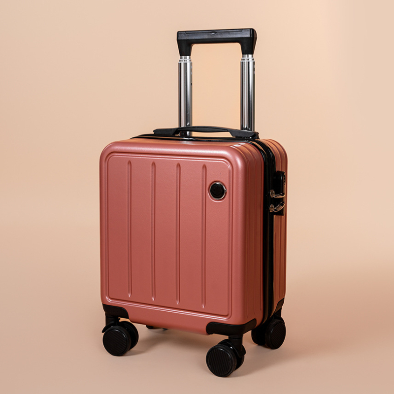 Kézipoggyász - uniszex, ABS anyag, cipzáras nyitás, univerzális kerekek, zár lakattal