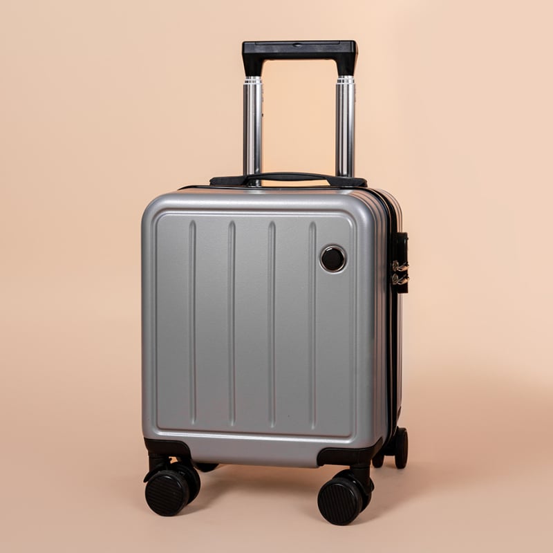 Kézipoggyász - uniszex, ABS anyag, cipzáras nyitás, univerzális kerekek, zár lakattal