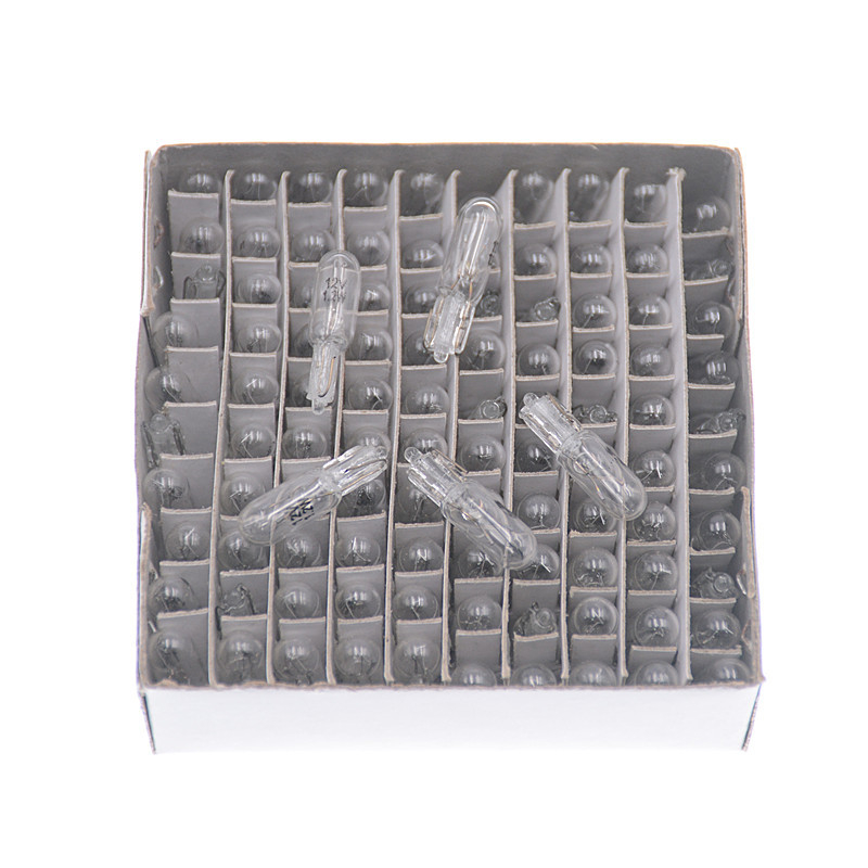 Λάμπα οργάνων αυτοκινήτου, μοντέλο T5, 12V, 1.2W, επίπεδο βύσμα