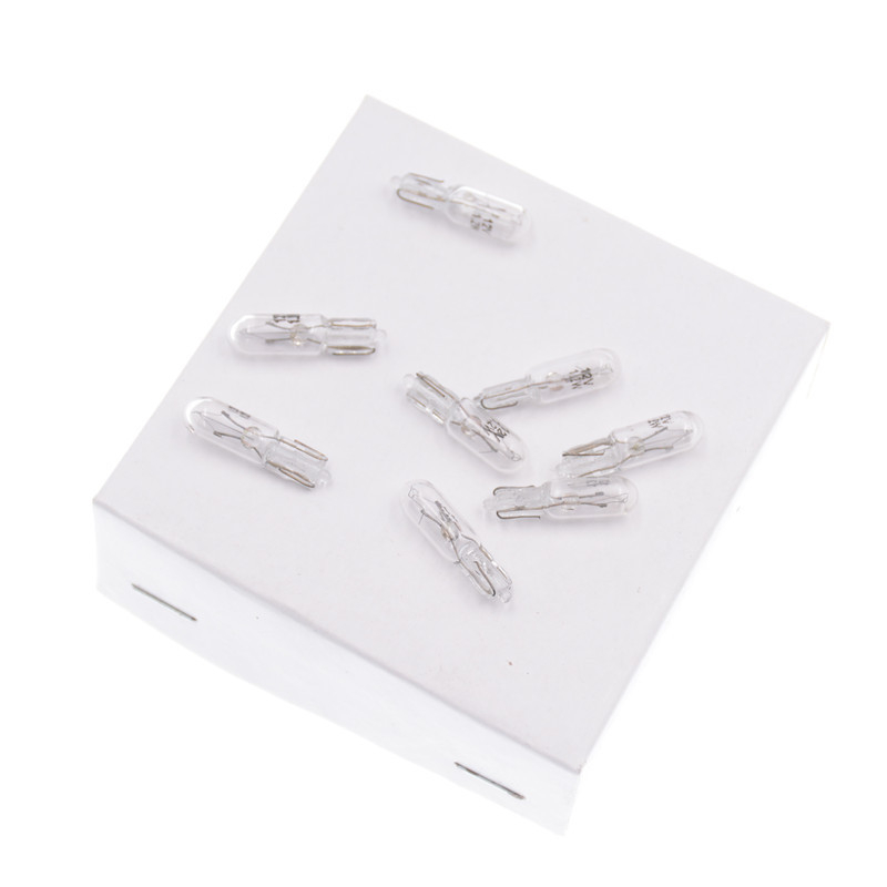 Λάμπα οργάνων αυτοκινήτου, μοντέλο T5, 12V, 1.2W, επίπεδο βύσμα