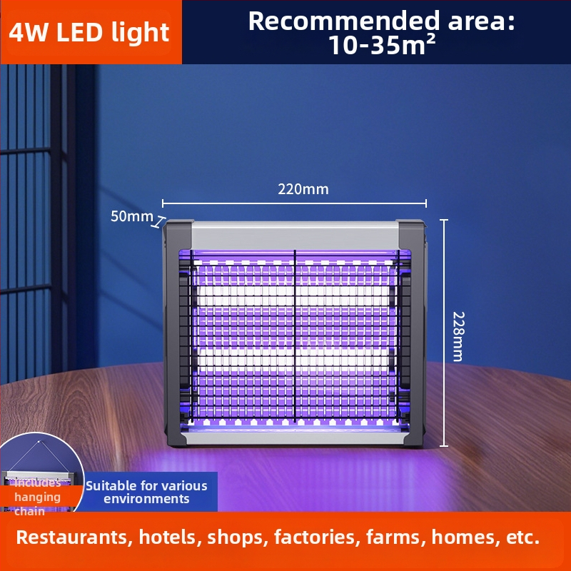 Elektrosokkos szúnyogirtó lámpa LED csővel, 220V