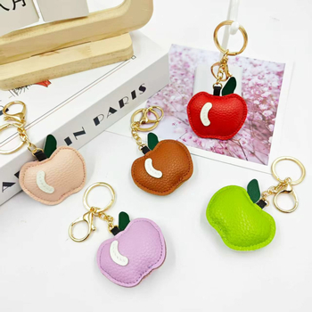 Kulcstartó és táska függő - műbőr, kézimunkával kötve, Zhencheng márka, semleges stílus, nemes minta