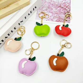 Kulcstartó és táska függő - műbőr, kézimunkával kötve, Zhencheng márka, semleges stílus, nemes minta