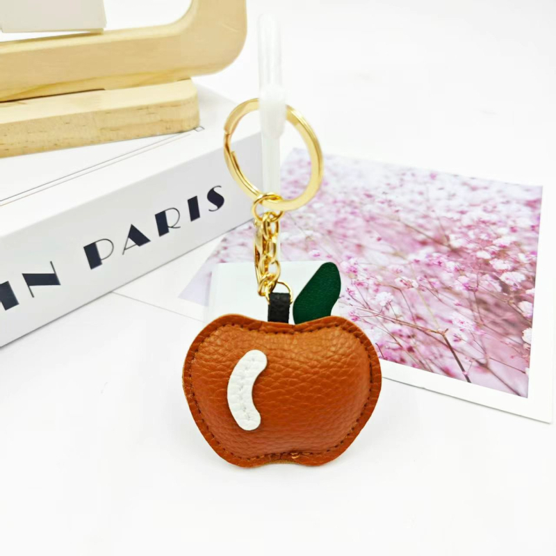 Kulcstartó és táska függő - műbőr, kézimunkával kötve, Zhencheng márka, semleges stílus, nemes minta