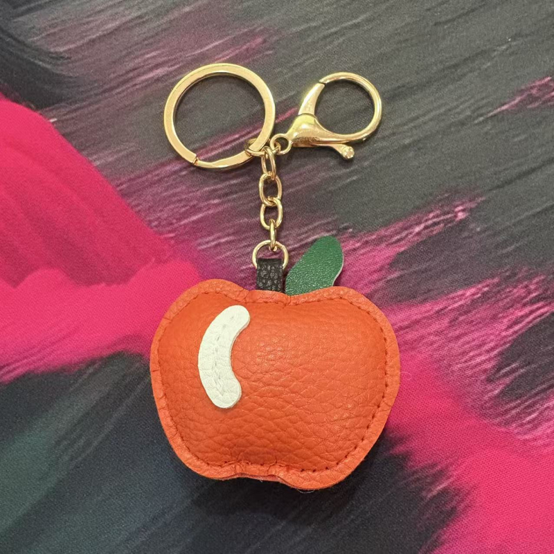 Kulcstartó és táska függő - műbőr, kézimunkával kötve, Zhencheng márka, semleges stílus, nemes minta