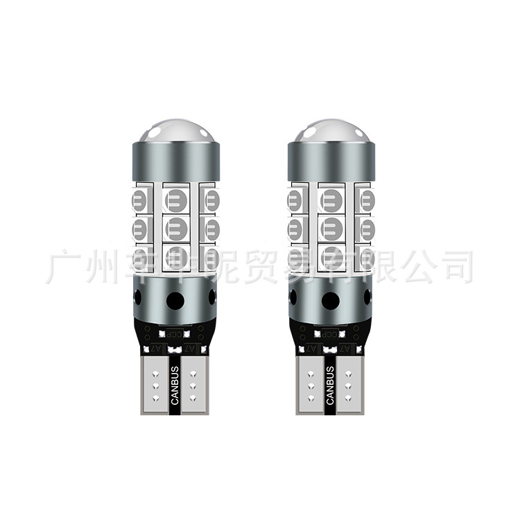 T10 LED Canbus unutarnja svjetiljka bez greške, 24SMD 3014 leća, 12V, 1W, Plug-and-Play
