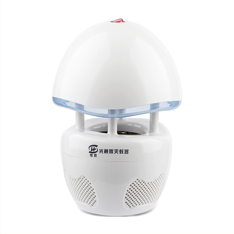 Домашна фотокаталитична лампа за убиване на комари, модел HJ15Y, LED осветление, улов чрез засмукване, ABS корпус, подходяща за площ 11–20㎡