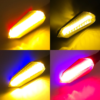 LED dvobojni sekvencijalni pokazivač smjera za električna vozila, 12V DC, 2W LED, 3000K, dodatak za modifikaciju motocikla