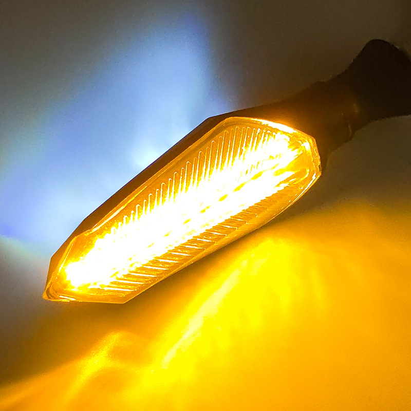 LED dvobojni sekvencijalni pokazivač smjera za električna vozila, 12V DC, 2W LED, 3000K, dodatak za modifikaciju motocikla
