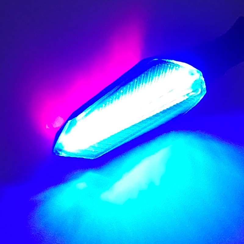 LED dvobojni sekvencijalni pokazivač smjera za električna vozila, 12V DC, 2W LED, 3000K, dodatak za modifikaciju motocikla