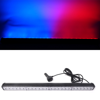 Алуминиева LED светлина за предна решетка на автомобил – предупреждаваща дневна светлина, 72W, 12-24V, модел: предупреждаваща светлина