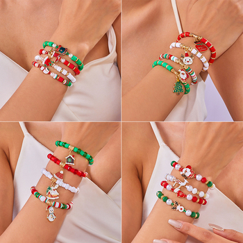 Set de brățări pentru încheietură, unisex, cu personaje de desene animate (Material: aliaj; Tratament: tricotare manuală; Brand: Feili)