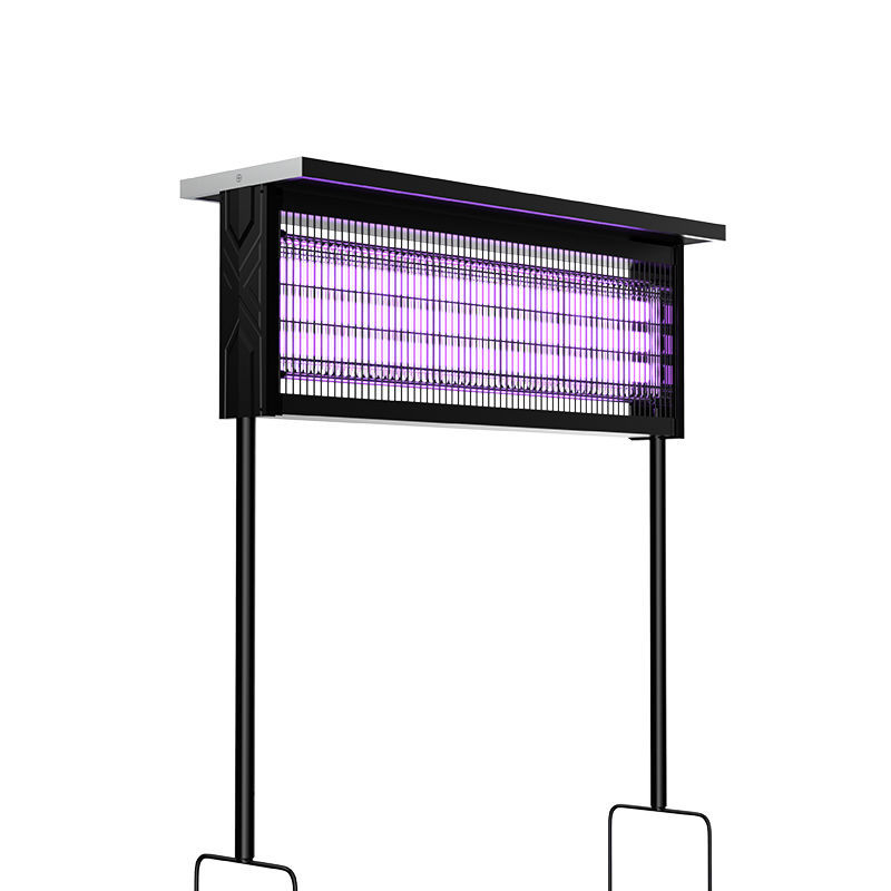 Kültéri napelemes szúnyogirtó lámpa - vízálló, újratölthető, UV-lila fény csapda, 200 m²+ lefedettség