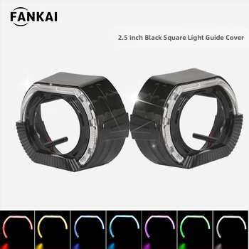 LED дневни светлини с ангелски очи, спортен интегриран декоративен капак, 12V, 5W, 3.5A, живот 50 000 ч, 5000 lm