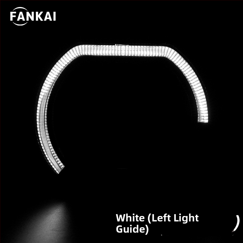 LED дневни светлини с ангелски очи, спортен интегриран декоративен капак, 12V, 5W, 3.5A, живот 50 000 ч, 5000 lm