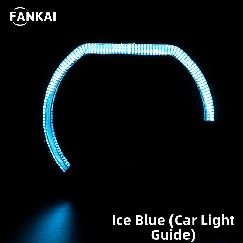 LED дневни светлини с ангелски очи, спортен интегриран декоративен капак, 12V, 5W, 3.5A, живот 50 000 ч, 5000 lm