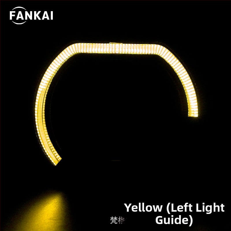 LED дневни светлини с ангелски очи, спортен интегриран декоративен капак, 12V, 5W, 3.5A, живот 50 000 ч, 5000 lm