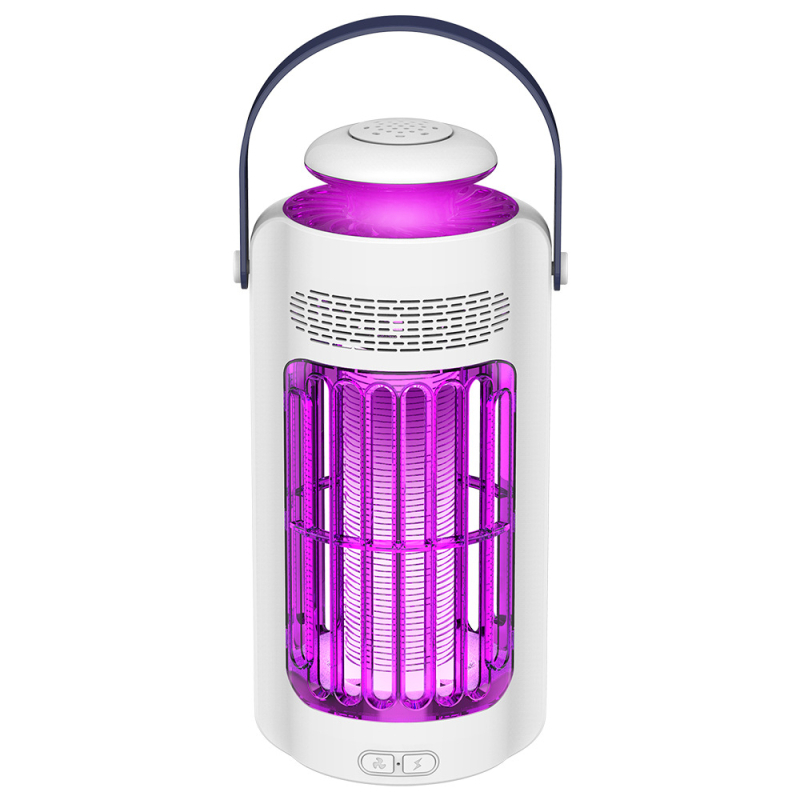 BG602 LED Szúnyogriasztó Lámpa Fényhullám-csapdával és Elektrosokkal — Nem Forgó, Nincs Beépített Akkumulátor