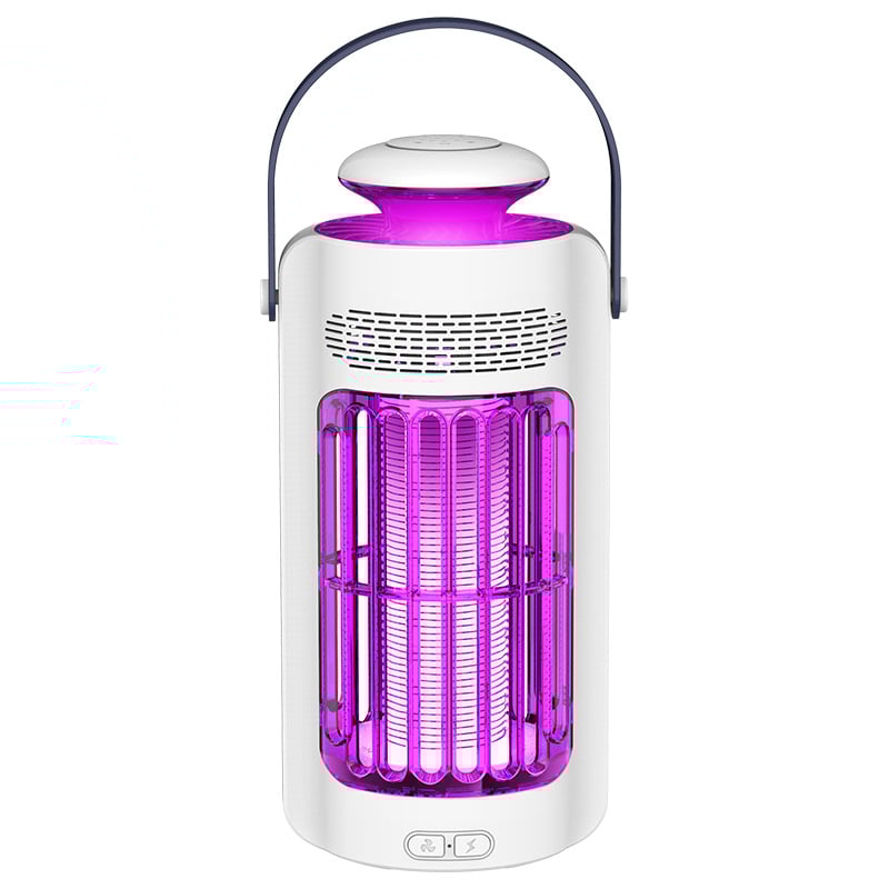 BG602 LED Szúnyogriasztó Lámpa Fényhullám-csapdával és Elektrosokkal — Nem Forgó, Nincs Beépített Akkumulátor