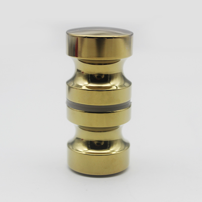 Zuhanyzószoba üvegajtóhoz kis méretű fogantyú - alumíniumötvözet, hengeres, matt felület, modern minimalist stílus