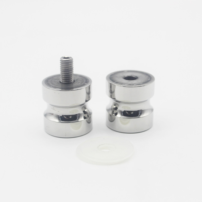 Zuhanyzószoba üvegajtóhoz kis méretű fogantyú - alumíniumötvözet, hengeres, matt felület, modern minimalist stílus