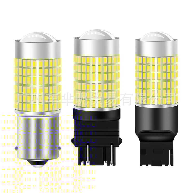 Autó LED lámpa 12–24V, 31W/30W, 1000 lm, 3014/144SMD, kompatibilis 1156/1157/3156/3157/7440/7443, nappali menetfény