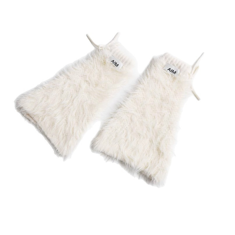 Set de leg warmers și șosete pentru picioare din lână, lungime medie, pentru femei – încălzire, culoare uni, stil business casual