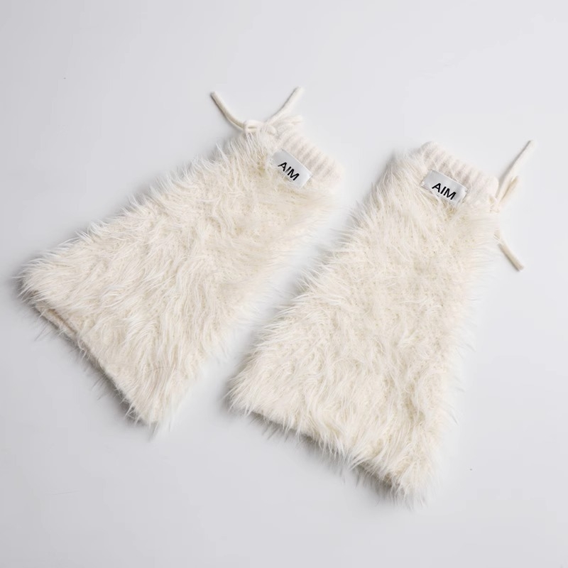 Set de leg warmers și șosete pentru picioare din lână, lungime medie, pentru femei – încălzire, culoare uni, stil business casual